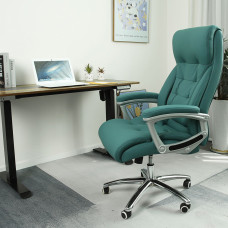 Кожаное офисное кресло с эргономичным дизайном