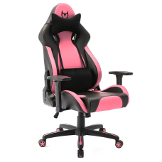 Модное розовое игровое кресло с картунным дизайном